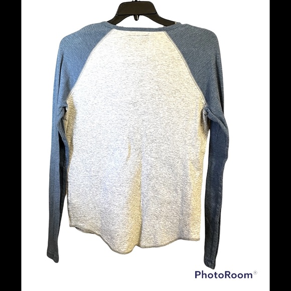 True Grit Slub Knit Raglan Henley EUC - Picture 2 of 6